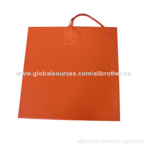 Flexible 24V Silicone Rubber Heater Bed, 135 x 135mm (5.5 x5.5 Inches)
